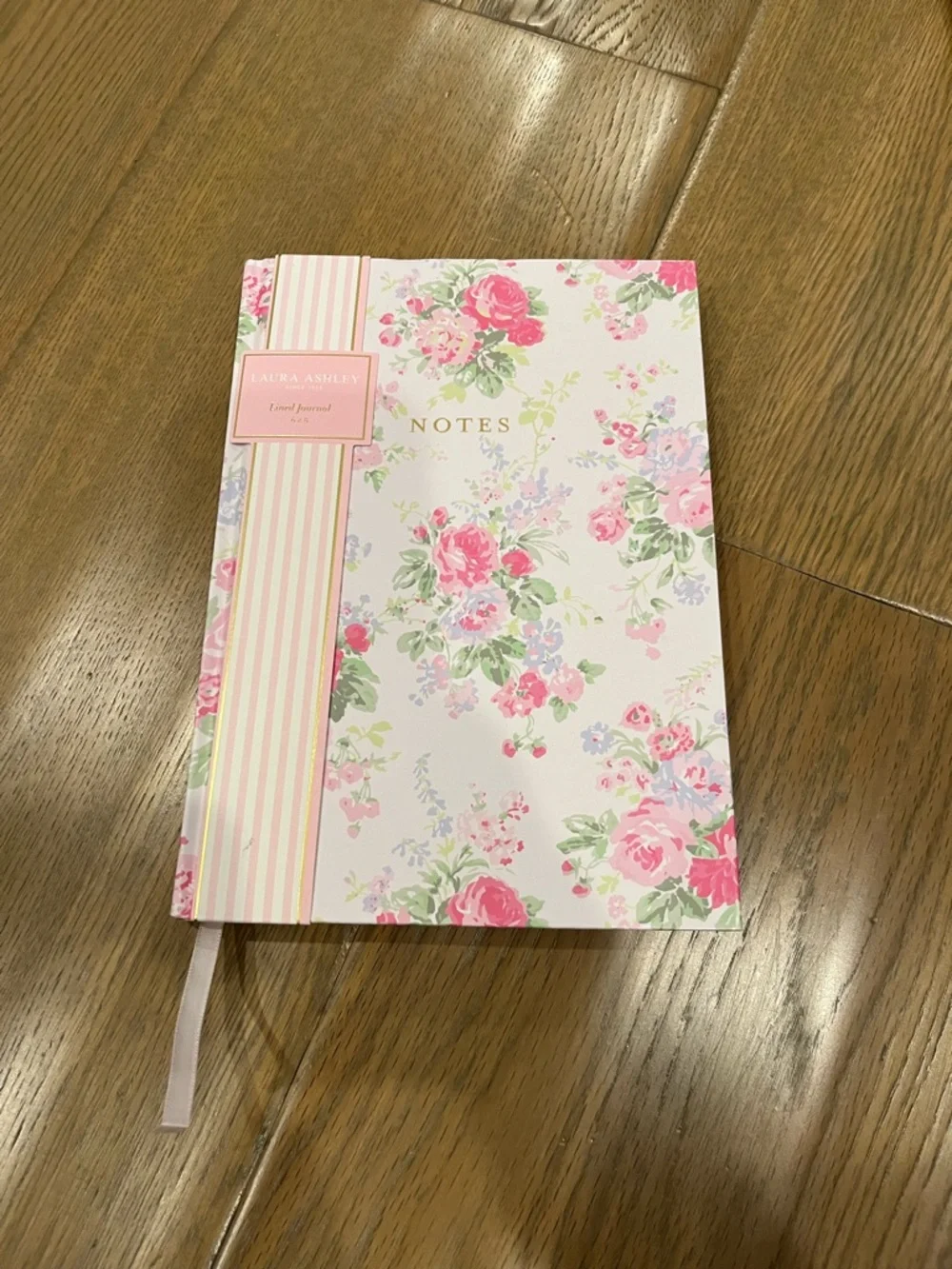 NEW LAURA ASHLEY ENGLISH GARDEN JOURNAL HOT PINK 6X8